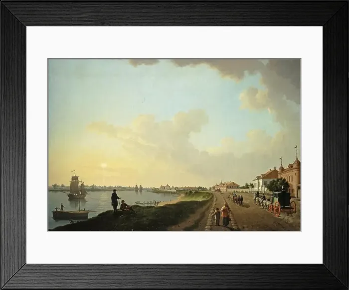 Framed Print : The Outskirts of St Petersburg near the Porcelain Factory late 18th century by Benjamin Patersen Framed Print : The Outskirts of St Petersburg near the Porcelain Factory late 18th century by Benjamin Patersen