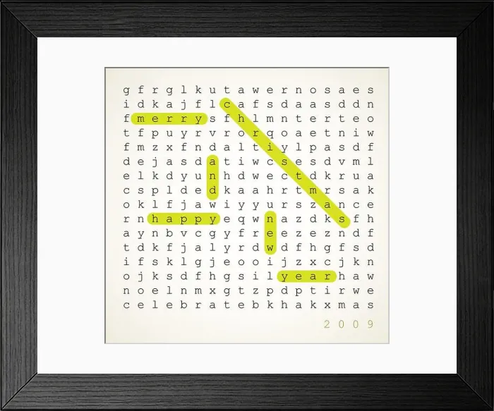 Framed Print : Christmas card - word search puzzle with highlighted compliment of the season Framed Print : Christmas card - word search puzzle with highlighted compliment of the season