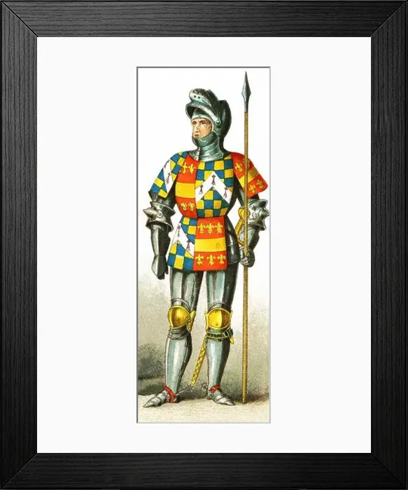 Framed Print : This illustration shows Richard Neville Framed Print : This illustration shows Richard Neville