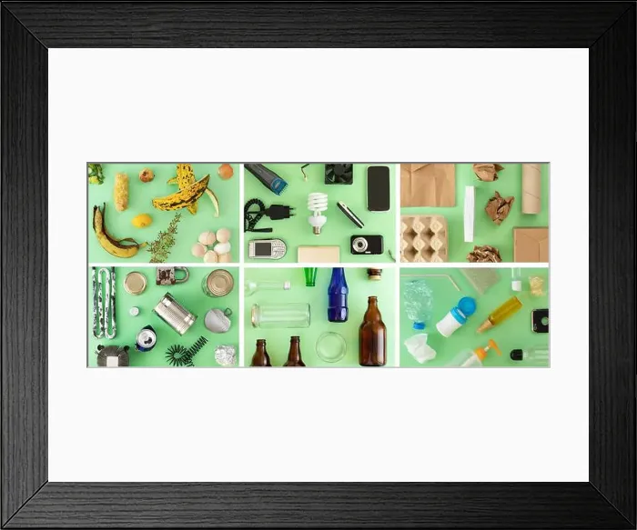 Framed Print : Electronic, Organic, paper, metal Framed Print : Electronic, Organic, paper, metal