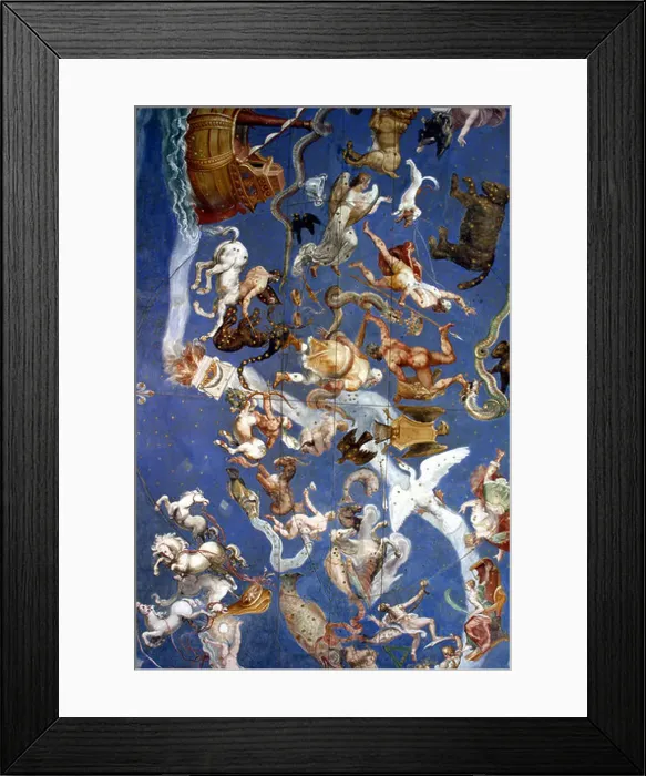 Framed Print : inside palazzo farnese at caprarola, italy Framed Print : inside palazzo farnese at caprarola, italy