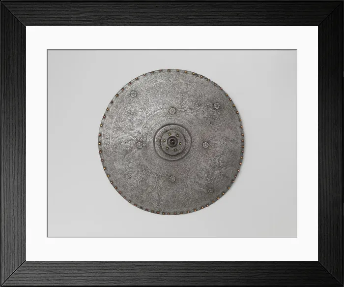 Framed Print : Shield, late 15th century, Turkish or Mamluk Framed Print : Shield, late 15th century, Turkish or Mamluk