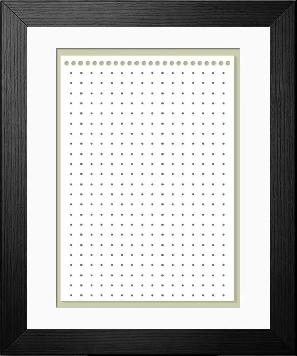 Framed Print : Graph paper. Printable dotted grid paper on white background Framed Print : Graph paper. Printable dotted grid paper on white background