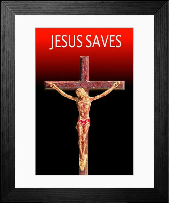 Framed Print : Jesu Christ on the cross Framed Print : Jesu Christ on the cross