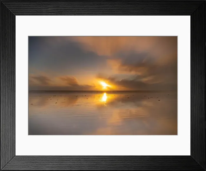 Framed Print : Sunset at Morfa Bychan North Wales Framed Print : Sunset at Morfa Bychan North Wales