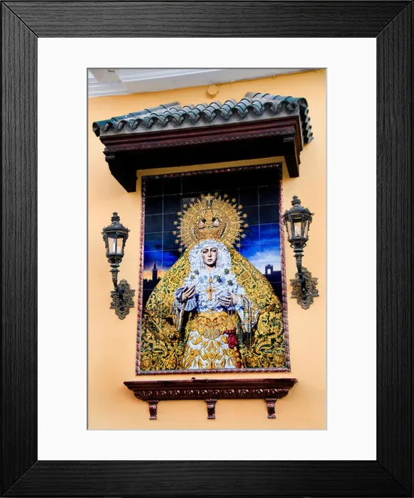 Framed Print : Basilica de la Macarena The Virgin of Hope Nuestra Señora de la Esperanza he patron saint of matadors and gypsies Framed Print : Basilica de la Macarena The Virgin of Hope Nuestra Señora de la Esperanza he patron saint of matadors and gypsies