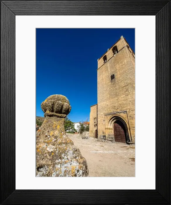 Framed Print : Church of Santa Maria de la Estrella, Enciso village, La Rioja, Spain, Europe Framed Print : Church of Santa Maria de la Estrella, Enciso village, La Rioja, Spain, Europe