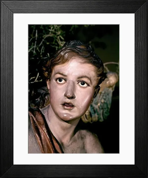 Framed Print : DETALLE DEL ANGEL - ORACION EN EL HUERTO - 1752 - MADERA POLICROMADA - BARROCO ESPAÑOL Framed Print : DETALLE DEL ANGEL - ORACION EN EL HUERTO - 1752 - MADERA POLICROMADA - BARROCO ESPAÑOL