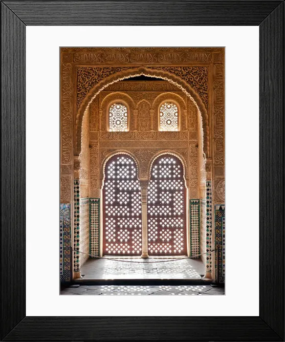 Framed Print : Alhambra Palace, Sala de Embajadores / Hall of Ambassadors, Palacio de Comares / Wifes Palace, Granada, Andalusia, Spain Framed Print : Alhambra Palace, Sala de Embajadores / Hall of Ambassadors, Palacio de Comares / Wifes Palace, Granada, Andalusia, Spain