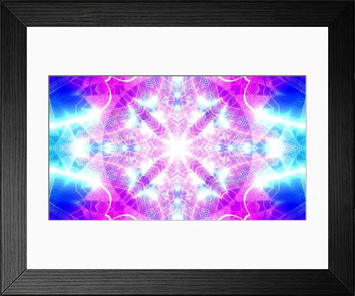 Framed Print : Color changing neon vfx 3d illustration background wallpaper Framed Print : Color changing neon vfx 3d illustration background wallpaper