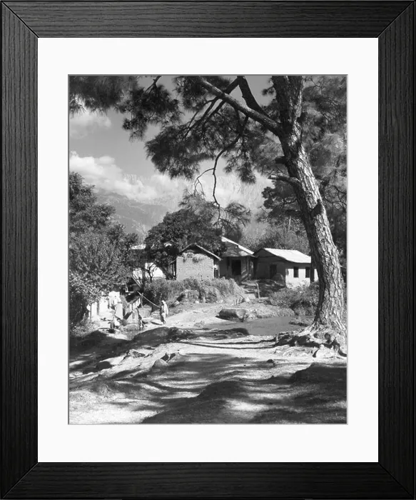 Framed Print : Village Hoshiarpur Doaba Punjab India Asia Asian Indian 1940s old vintage 1900s picture