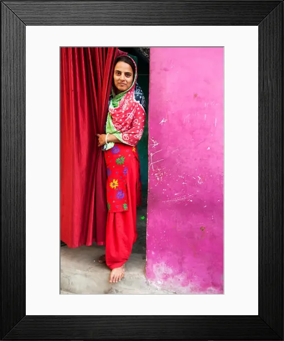 Framed Print : India. Bihar. Muzaffarpur.Purani Gudri (old slum) Framed Print : India. Bihar. Muzaffarpur.Purani Gudri (old slum)