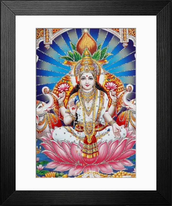 Framed Print : Lakshmi, the wife of Vishnu, is goddess of prosperity, good fortune, and beauty Framed Print : Lakshmi, the wife of Vishnu, is goddess of prosperity, good fortune, and beauty