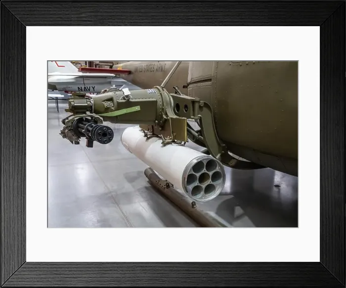 Framed Print : A U.S. Army Bell UH-1C Iroquois (Huey) military helicopter in the Pima Air & Space Museum Framed Print : A U.S. Army Bell UH-1C Iroquois (Huey) military helicopter in the Pima Air & Space Museum