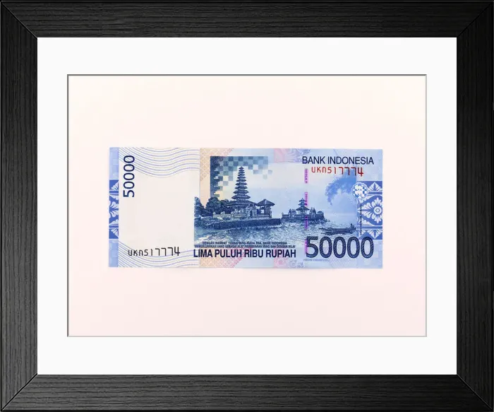Framed Print : 50000 Indian rupees banknote Framed Print : 50000 Indian rupees banknote