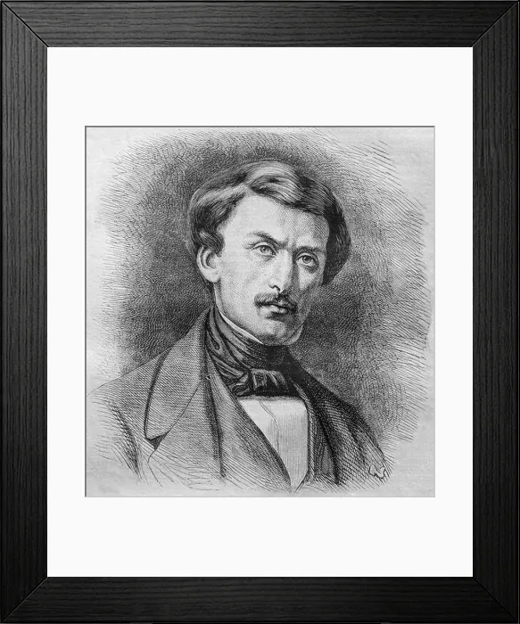 Framed Print : Paul-Emile Botta (1802-1870). French archaeologist who discovered the Palace of Sargon II in 1843 Framed Print : Paul-Emile Botta (1802-1870). French archaeologist who discovered the Palace of Sargon II in 1843