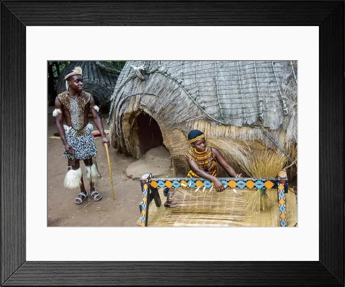 Framed Print : Johannesburg South Africa, Lesedi African Lodge & Cultural Village