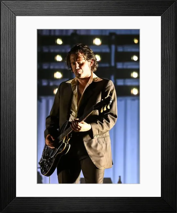 Framed Print : Jamie Cook of Arctic Monkeys during European Tour 2023 Rock in Roma 2023 Framed Print : Jamie Cook of Arctic Monkeys during European Tour 2023 Rock in Roma 2023