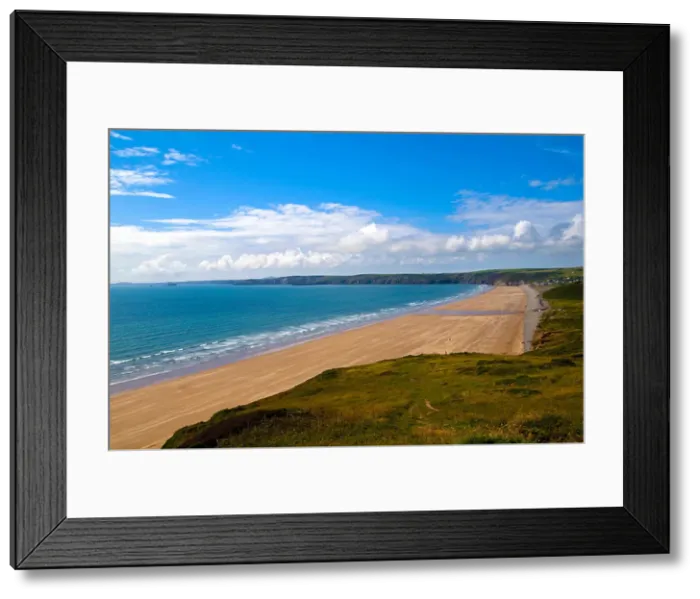 Framed Print : Newgale beach, United Kingdom, Wales, Pembrokeshire Framed Print : Newgale beach, United Kingdom, Wales, Pembrokeshire