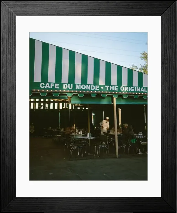 Framed Print : Café Du Monde vintage sign, New Orleans, Louisiana Framed Print : Café Du Monde vintage sign, New Orleans, Louisiana