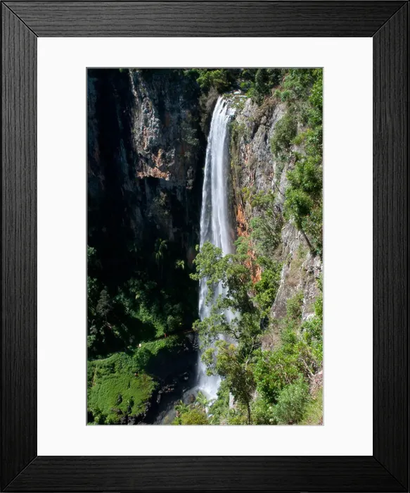 Framed Print : Purlingbrook Falls Springbrook National Park Queensland Australia Framed Print : Purlingbrook Falls Springbrook National Park Queensland Australia