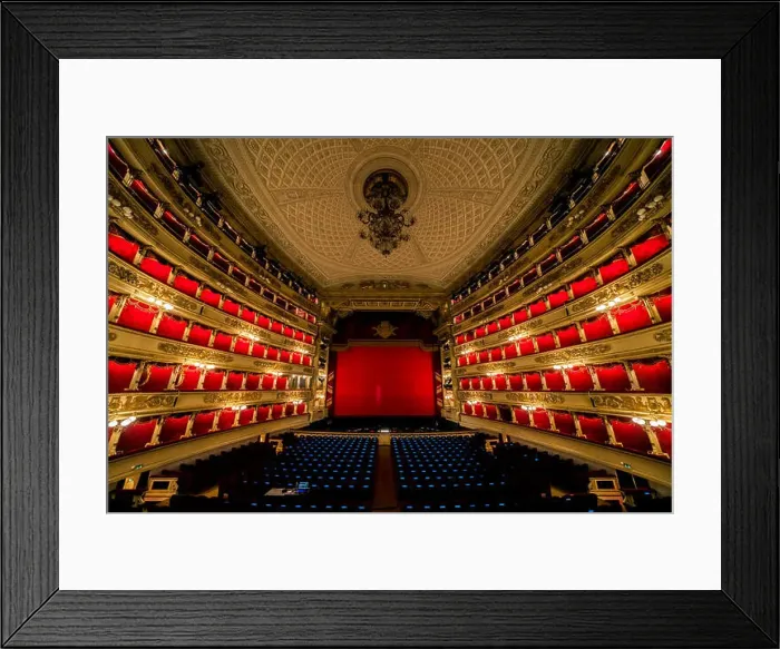 Framed Print : Interior of world famous La Scala (Teatro alla Scala, 1778) - an opera house in Milan interior Framed Print : Interior of world famous La Scala (Teatro alla Scala, 1778) - an opera house in Milan interior