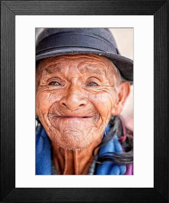 Framed Print : 102 year old Ecuadorian Mans face Framed Print : 102 year old Ecuadorian Mans face