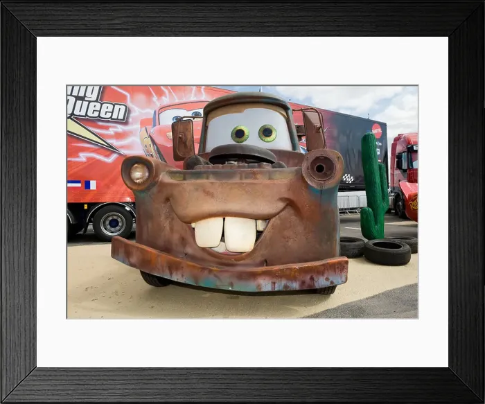 Framed Print : Matar from Disney Pixar Cars Film Framed Print : Matar from Disney Pixar Cars Film