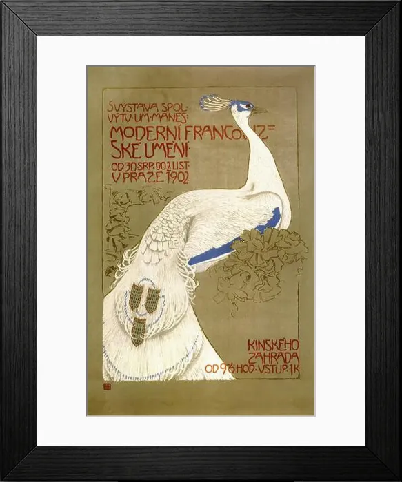 Framed Print : Preisler Jan - Poster for Modern French Art 5th Mánes Association Exhibition - Czech Republic Framed Print : Preisler Jan - Poster for Modern French Art 5th Mánes Association Exhibition - Czech Republic