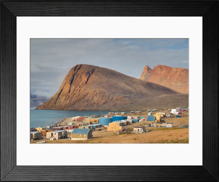 Framed Print : Northernmost village in North America, Grise Fiord, Nunavut Framed Print : Northernmost village in North America, Grise Fiord, Nunavut