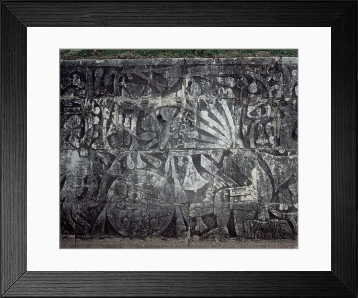 Framed Print : RELIEVE DE GUERREROS Y DIOSES MAYA. Location: JUEGO DE PELOTA, CHICHEN ITZA, CIUDAD DE MEXICO Framed Print : RELIEVE DE GUERREROS Y DIOSES MAYA. Location: JUEGO DE PELOTA, CHICHEN ITZA, CIUDAD DE MEXICO