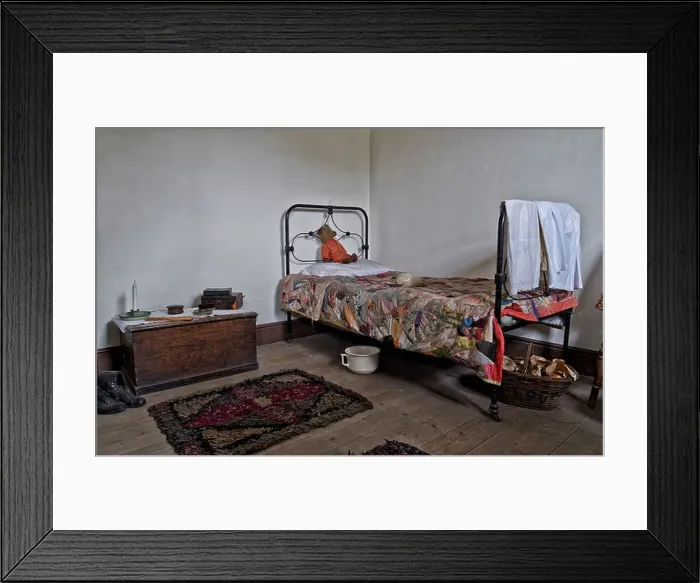 Framed Print : Child's bedroom. Early 1900's with period items. Black Country Museum Dudley West Midlands England UK Framed Print : Child's bedroom. Early 1900's with period items. Black Country Museum Dudley West Midlands England UK
