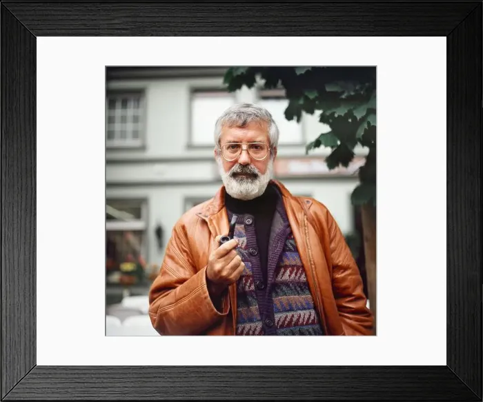 Framed Print : Michael Ende, 1984 Framed Print : Michael Ende, 1984