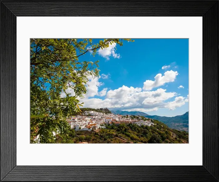 Framed Print : The white village of Gaucin, Malaga Province, Andalucia, Spain Framed Print : The white village of Gaucin, Malaga Province, Andalucia, Spain