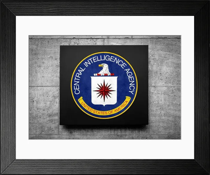 Framed Print : Office seal of the Central Intelligence Agency CIA Framed Print : Office seal of the Central Intelligence Agency CIA