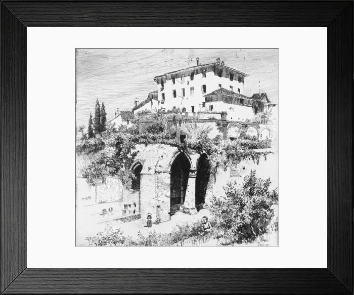 Framed Print : Fonte Nuovo, Siena, Italy, Jo Pennell Framed Print : Fonte Nuovo, Siena, Italy, Jo Pennell