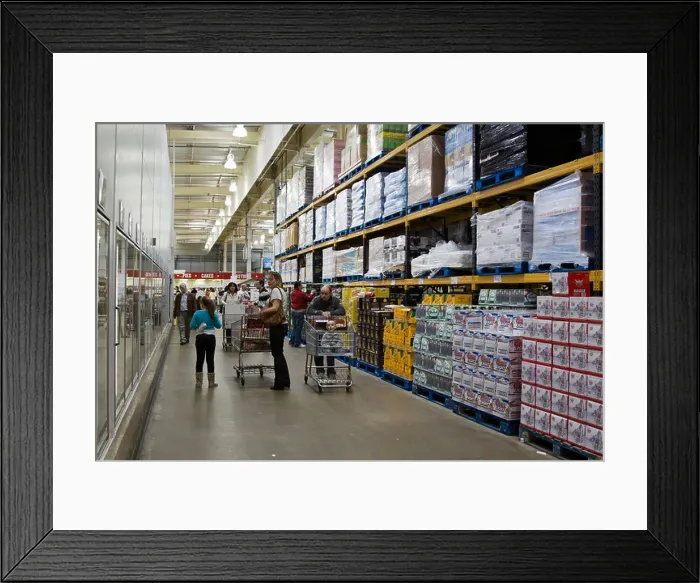 Framed Print : Costco Warehouse - Watford - Hertfordshire