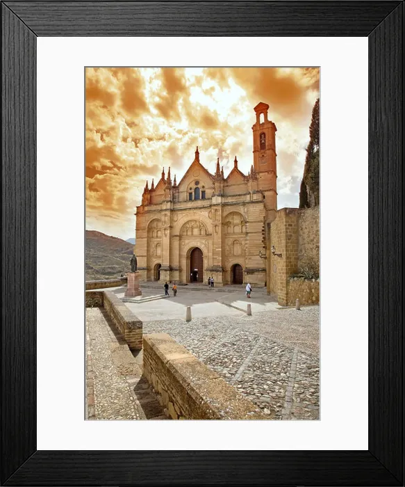 Framed Print : colegiata de santa maria la mayor antequera malaga andalusia espa a Framed Print : colegiata de santa maria la mayor antequera malaga andalusia espa a