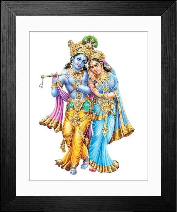 Framed Print : God Radhakrishna, Indian Lord Krishna, Indian Mythological Image of Radhakrishna Framed Print : God Radhakrishna, Indian Lord Krishna, Indian Mythological Image of Radhakrishna