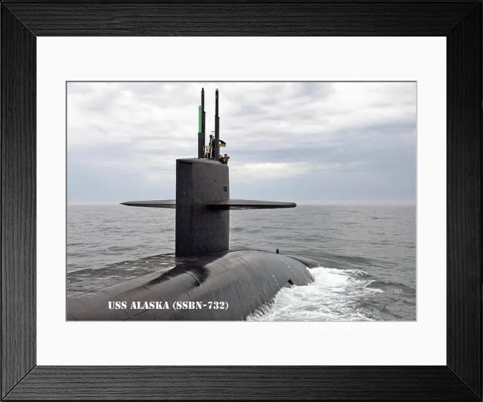 Framed Print : USS ALASKA (SSBN-732) Framed Print : USS ALASKA (SSBN-732)