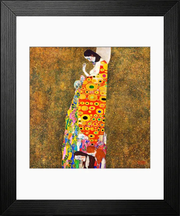Framed Print : Gustav Klimt, Hope, II 1907 – 1908 Oil on canvas. The Museum of Modern Art, New York City Framed Print : Gustav Klimt, Hope, II 1907 – 1908 Oil on canvas. The Museum of Modern Art, New York City
