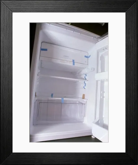 Framed Print : Ice Box in Fridge Framed Print : Ice Box in Fridge