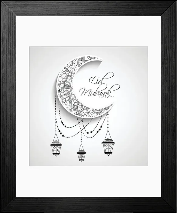 Framed Print : Eid Mubarak Background Framed Print : Eid Mubarak Background