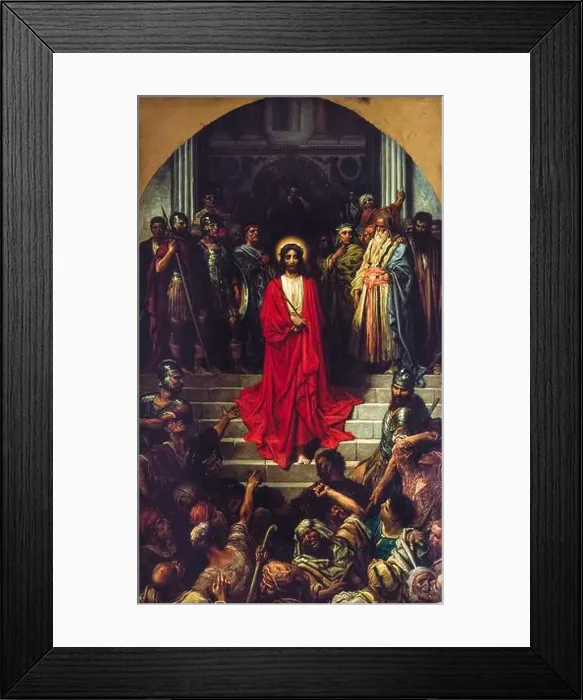 Framed Print : Ecce Homo, painting in oil by Gustave Doré, 1877 Framed Print : Ecce Homo, painting in oil by Gustave Doré, 1877