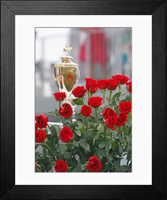 Framed Print : May 5, 2012, Louisville, Kentucky Churchill Downs The Kentucky Derby Trophy and Roses Framed Print : May 5, 2012, Louisville, Kentucky Churchill Downs The Kentucky Derby Trophy and Roses