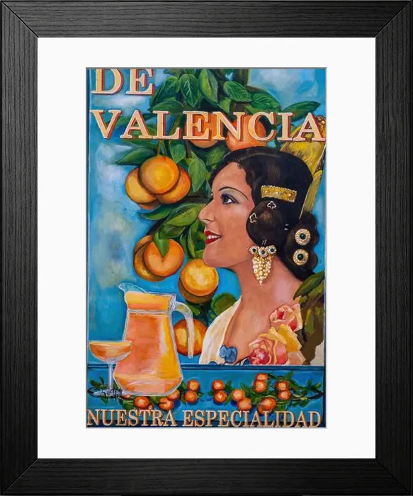 Framed Print : Spain, Valencia, old town, Cafe de Las Horas where the Agua de Valencia cocktail made with cava (or champagne) Framed Print : Spain, Valencia, old town, Cafe de Las Horas where the Agua de Valencia cocktail made with cava (or champagne)