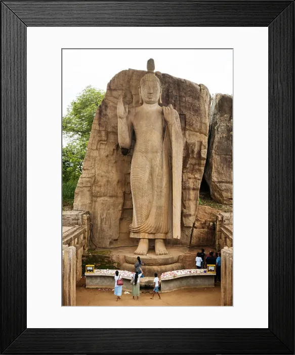 Framed Print : Avukana Buddha statue, Wayamba Palata, Sri Lanka, Asia Framed Print : Avukana Buddha statue, Wayamba Palata, Sri Lanka, Asia