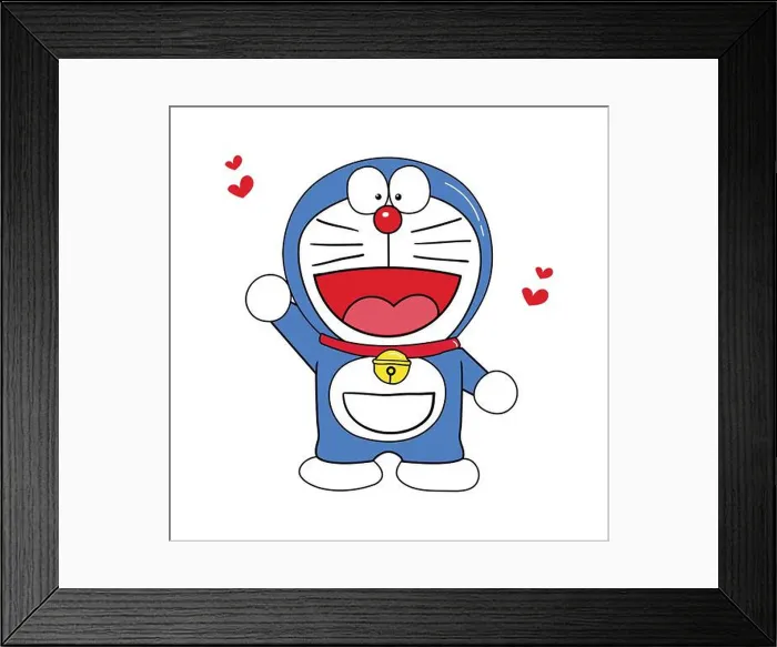 Framed Print : Doraemon Cute Vector Illustration Framed Print : Doraemon Cute Vector Illustration