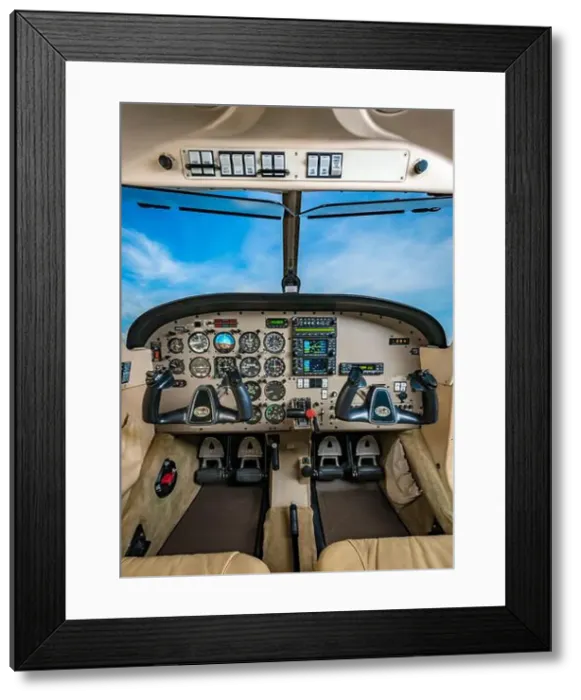 Framed Print : Cockpit of a Piper Archer III Framed Print : Cockpit of a Piper Archer III