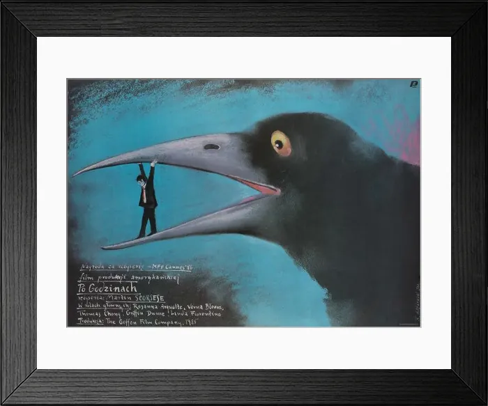 Framed Print : Movie poster After Hours by Martin Scorsese. Museum: PRIVATE COLLECTION. Author: ANDRZEJ PAGOWSKI Framed Print : Movie poster After Hours by Martin Scorsese. Museum: PRIVATE COLLECTION. Author: ANDRZEJ PAGOWSKI